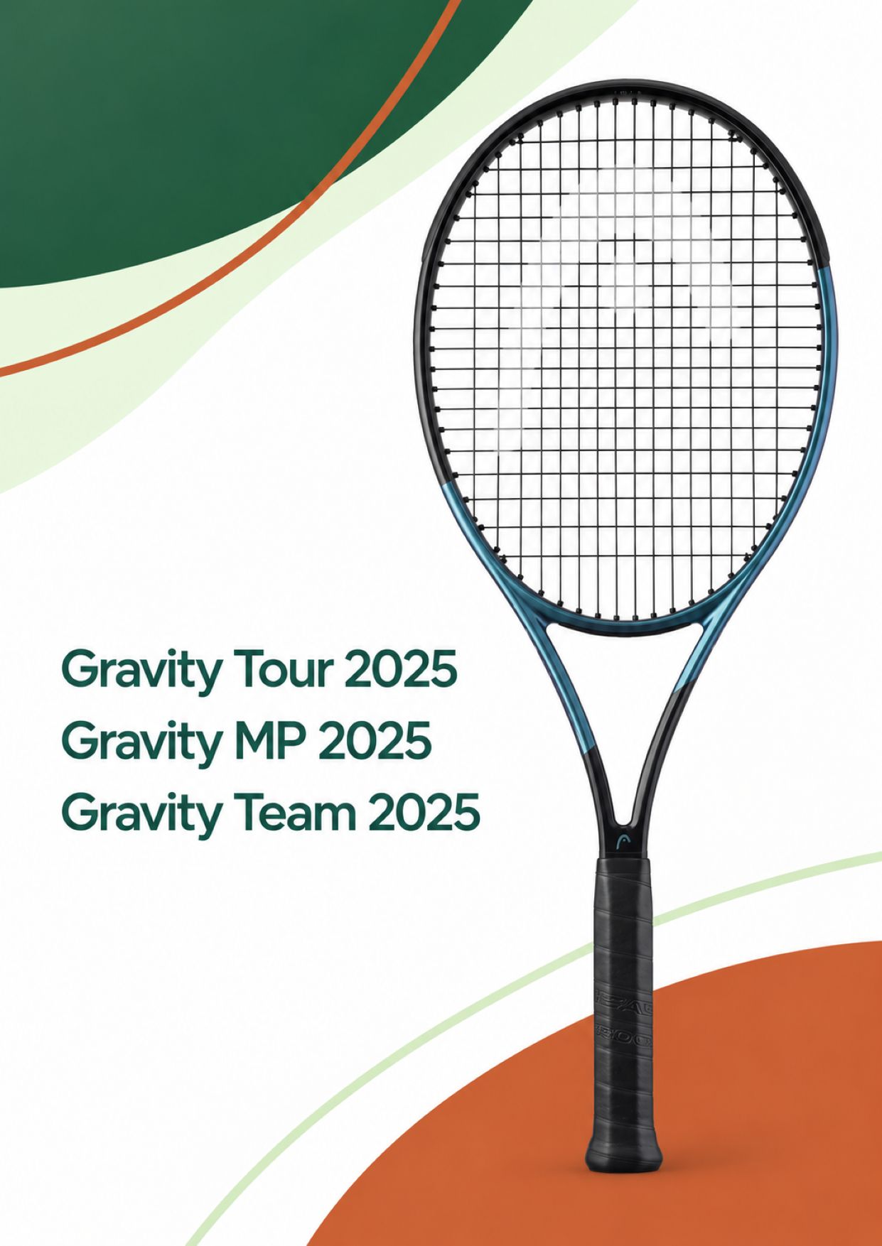 Head Gravity 2025 – Modellübersicht: Gravity Tour, MP und Team