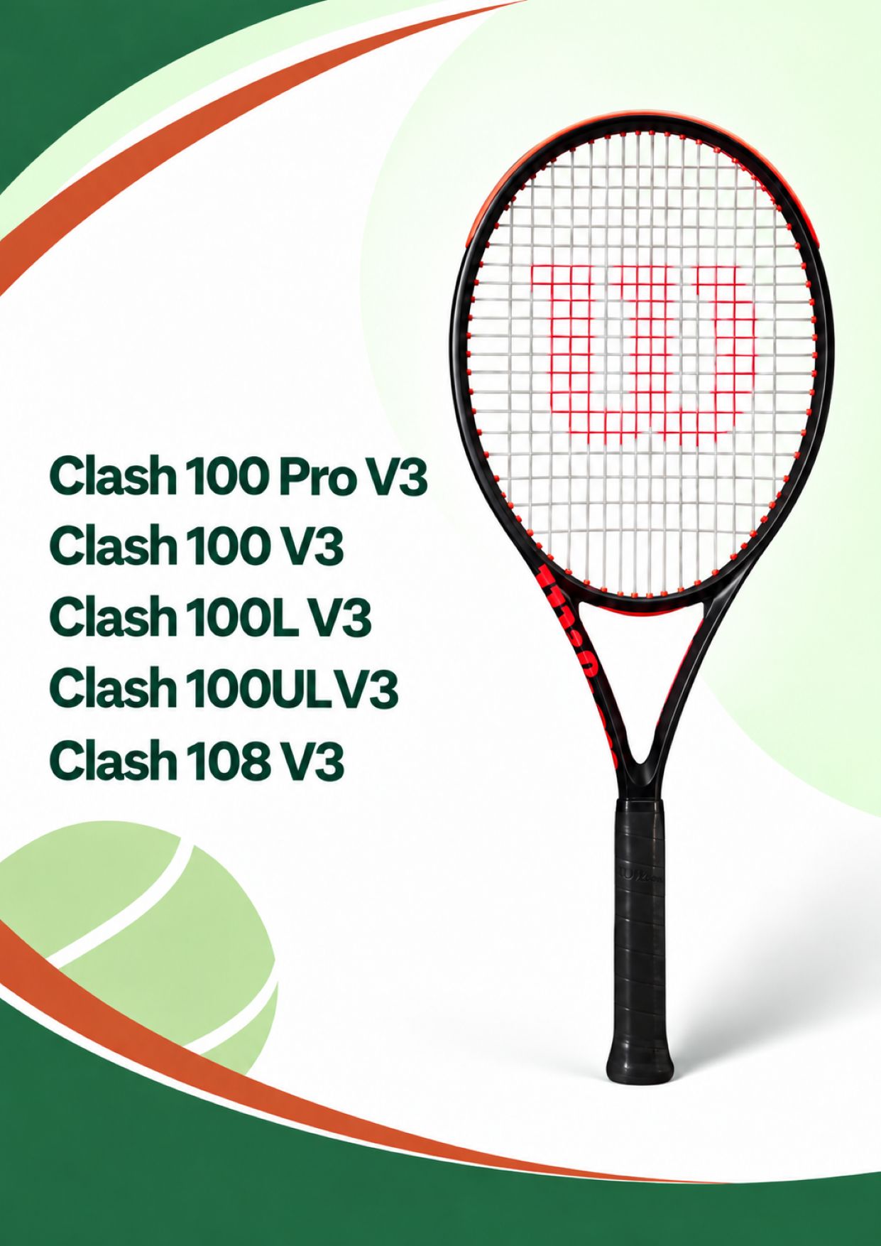 Wilson Clash v3 – Tennisschläger