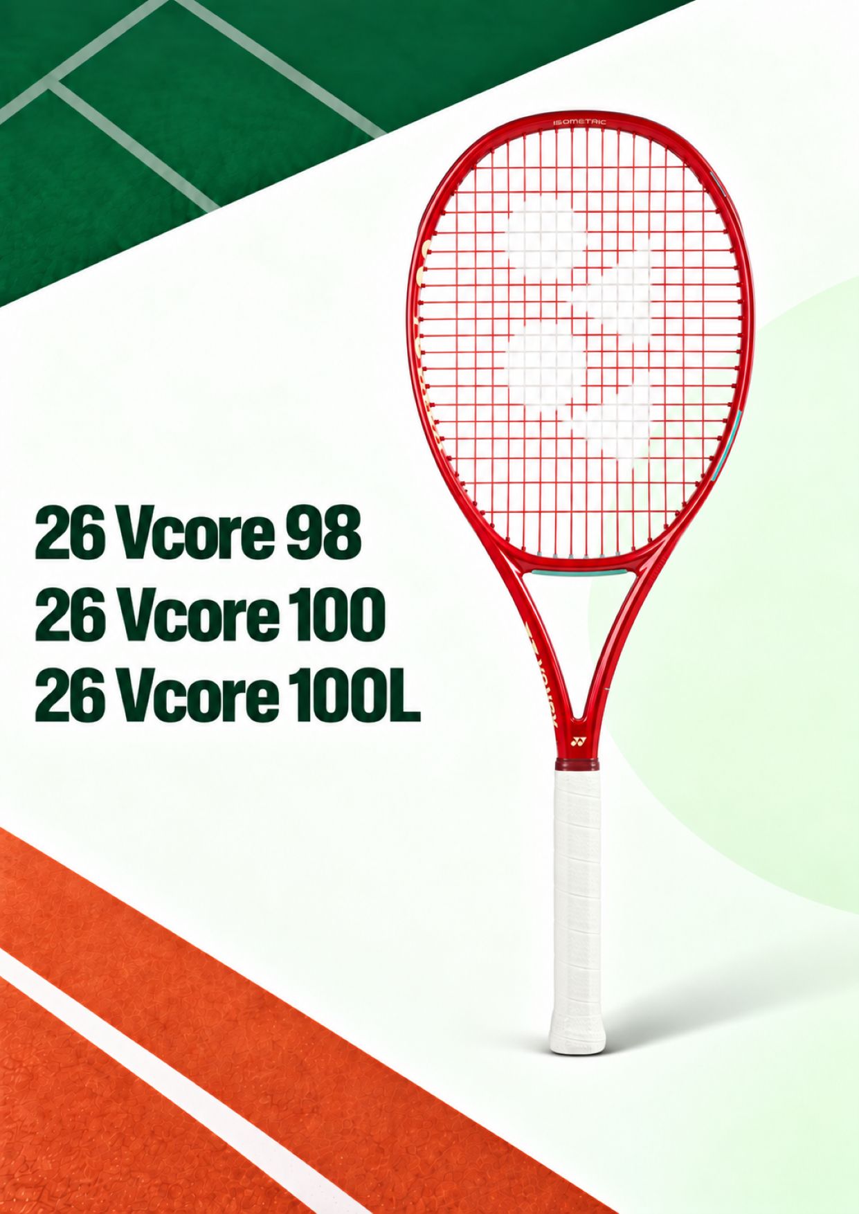 Yonex Vcore 2026 – Modellübersicht: Vcore 98, 100 und 100L